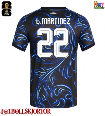 Argentina Lautaro Martinez #22 Bortatröja VM 2026 Kortärmad